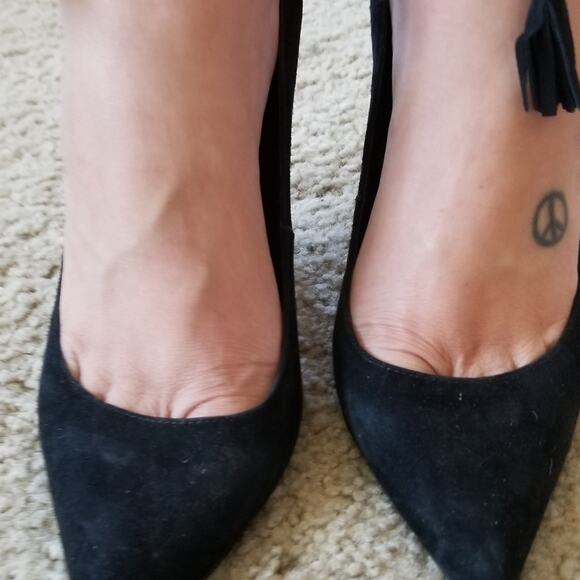 jOIE **** REDUCED**** SUEDE Wrap Around Pumps Pointed Toe Size 8.5M - Picture 4 of 8